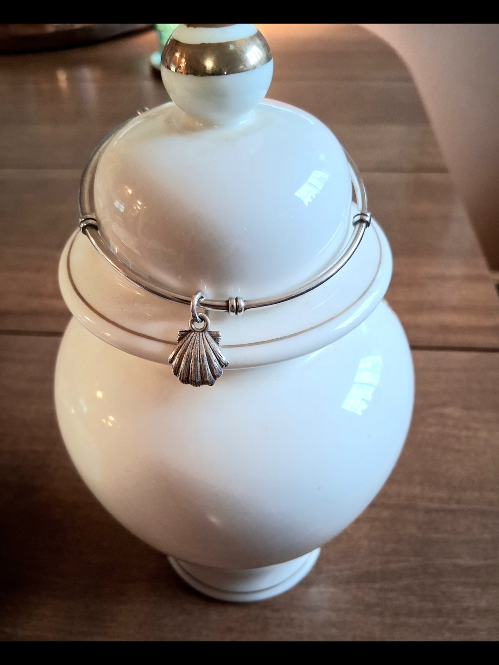 Brighton  Shell Charm Bangle Bracelet Retired